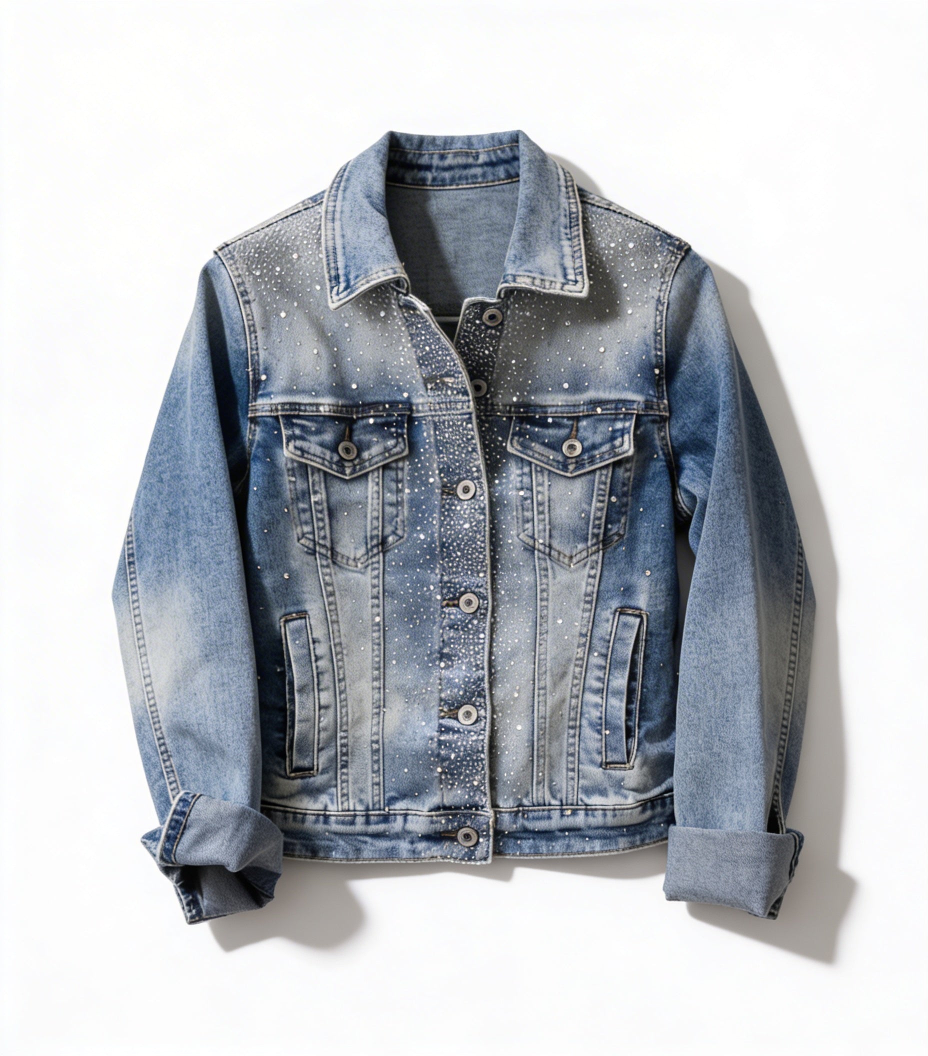 CAZADORA DENIM BRILLO - STELLA