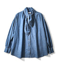 CAMISA LAZO DENIM - LEONOR