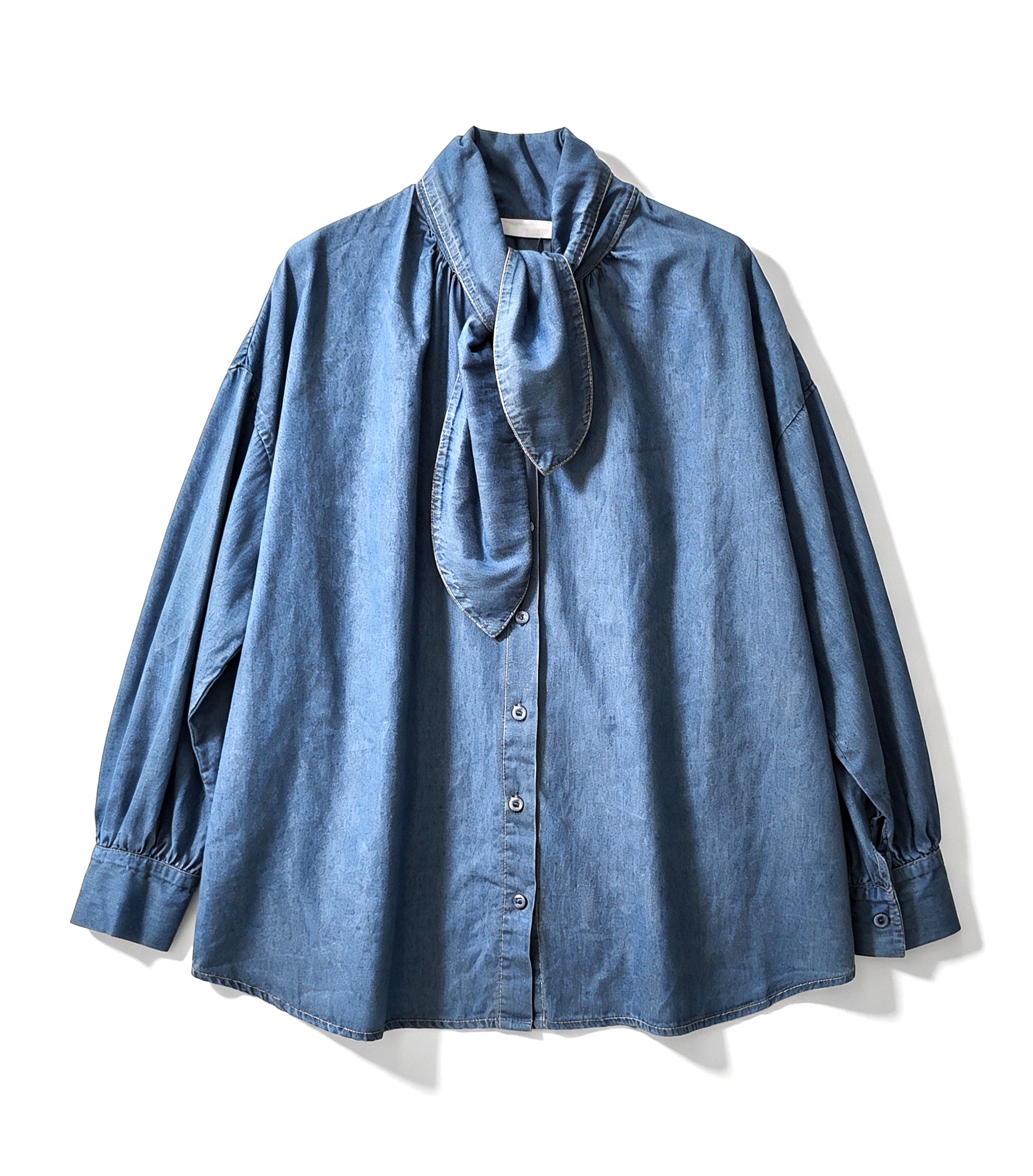 CAMISA LAZO DENIM - LEONOR